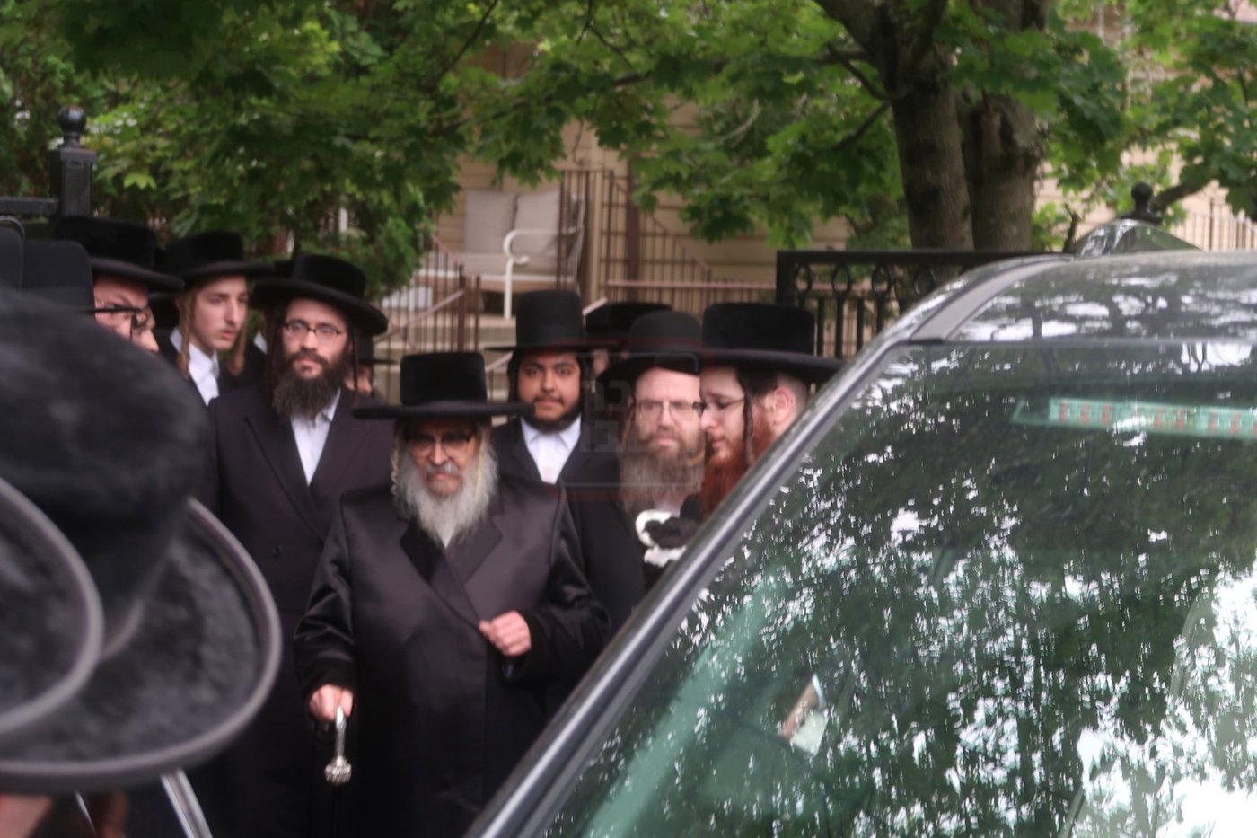 האדמו"ר מסאטמר לפני יציאתו לניו העמפשייר