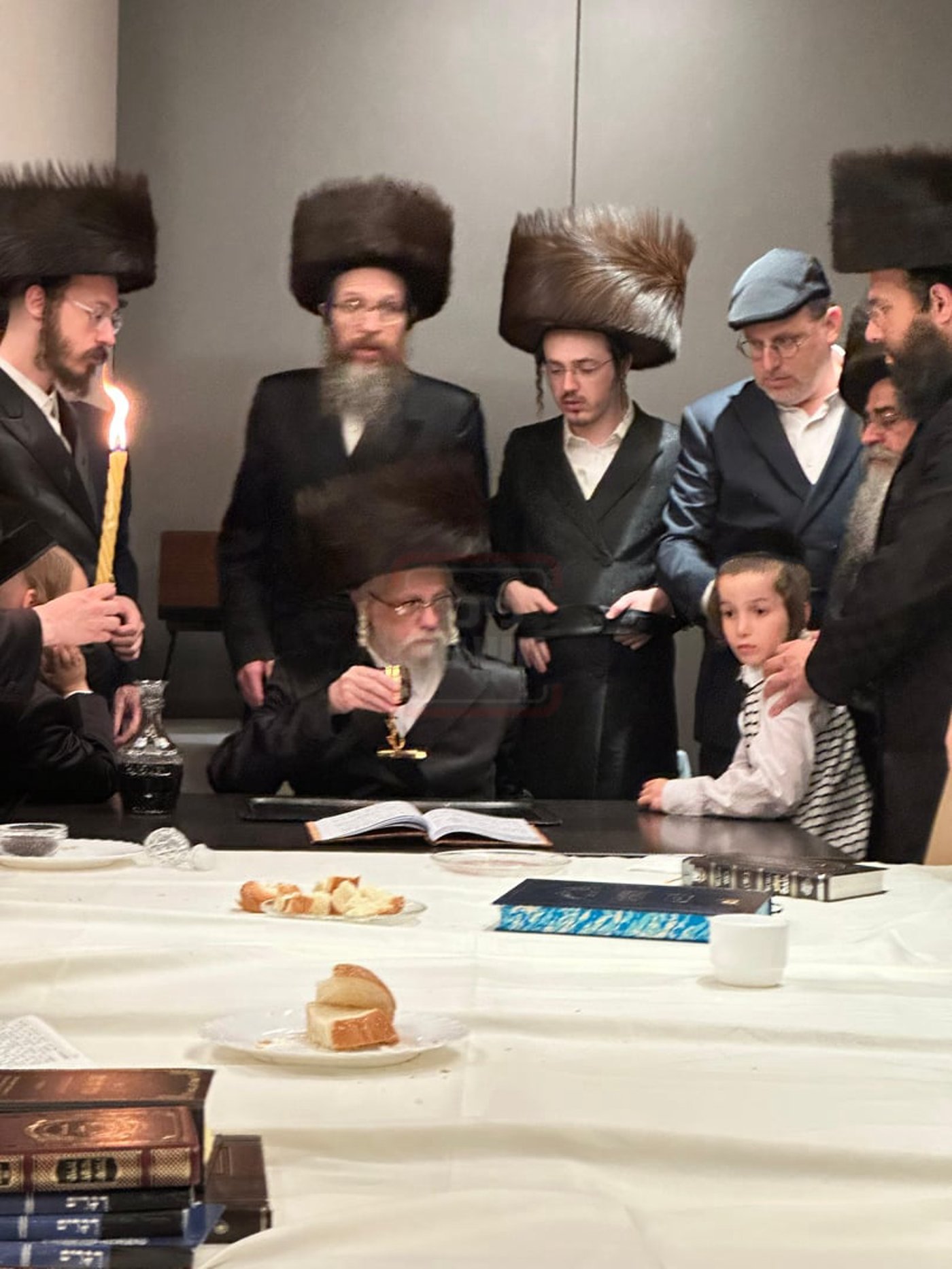 האדמו"ר מסערט ויז'ניץ בהבדלה באוסטריה