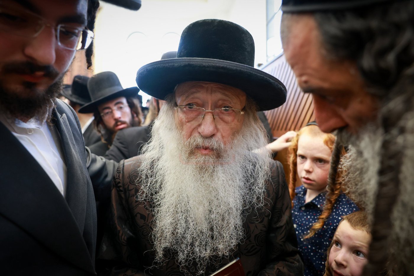 האדמו"ר מאמשינוב בברית בצפת