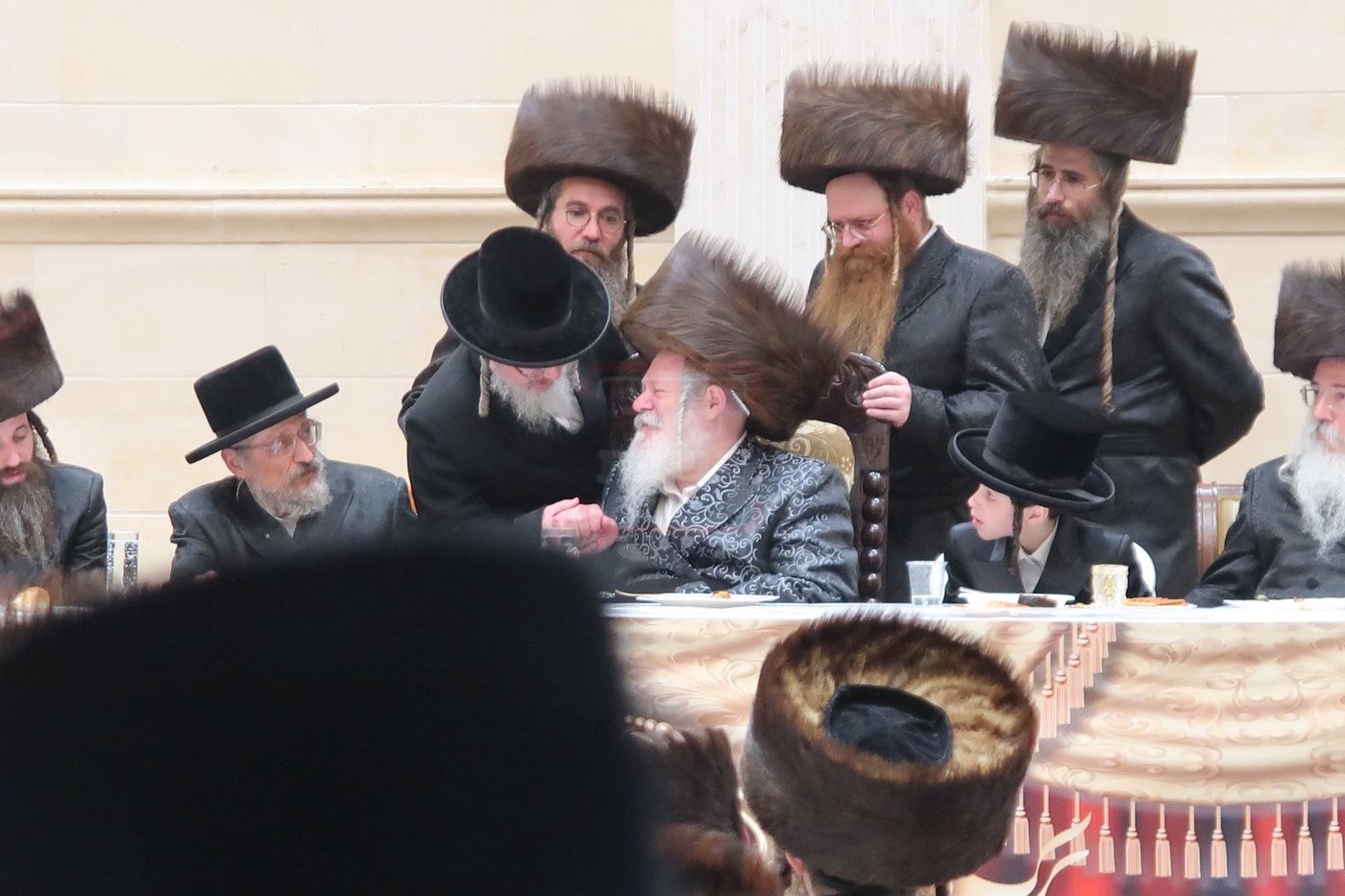 שמחת בר המצוה לנכד האדמו"ר מפרמישלאן ואב"ד אלדשטאט 