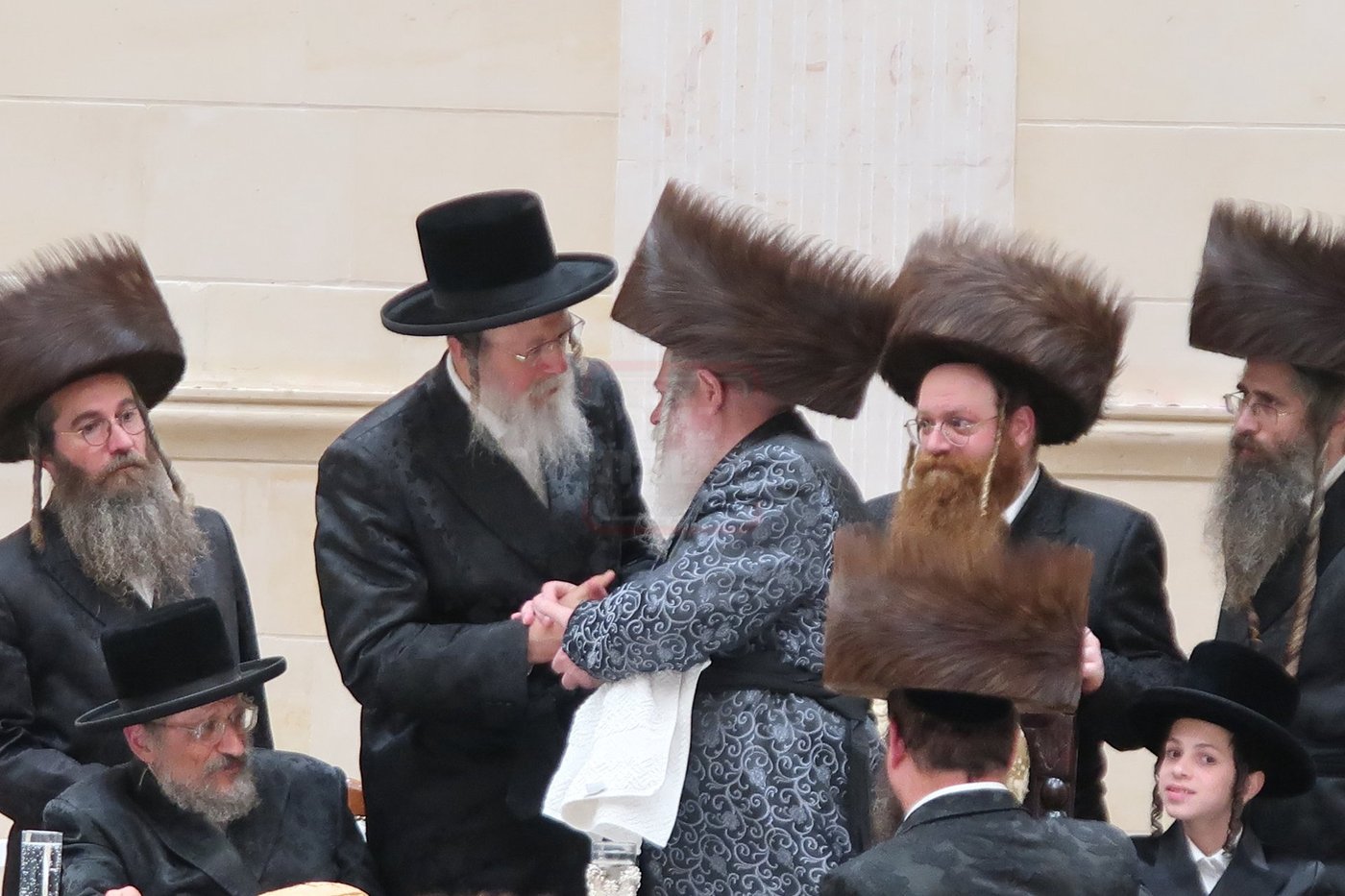 שמחת בר המצוה לנכד האדמו"ר מפרמישלאן ואב"ד אלדשטאט 