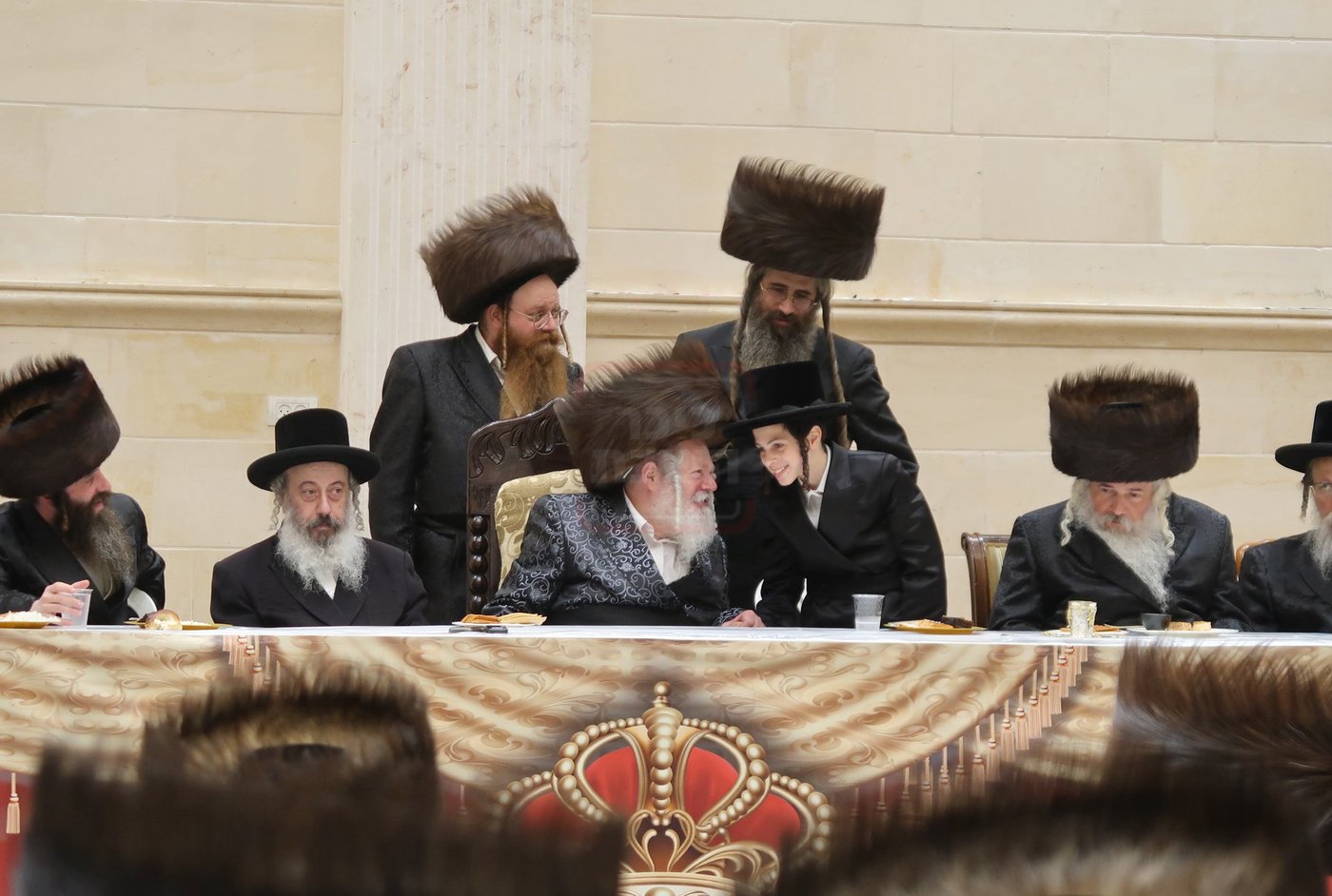 שמחת בר המצוה לנכד האדמו"ר מפרמישלאן ואב"ד אלדשטאט 