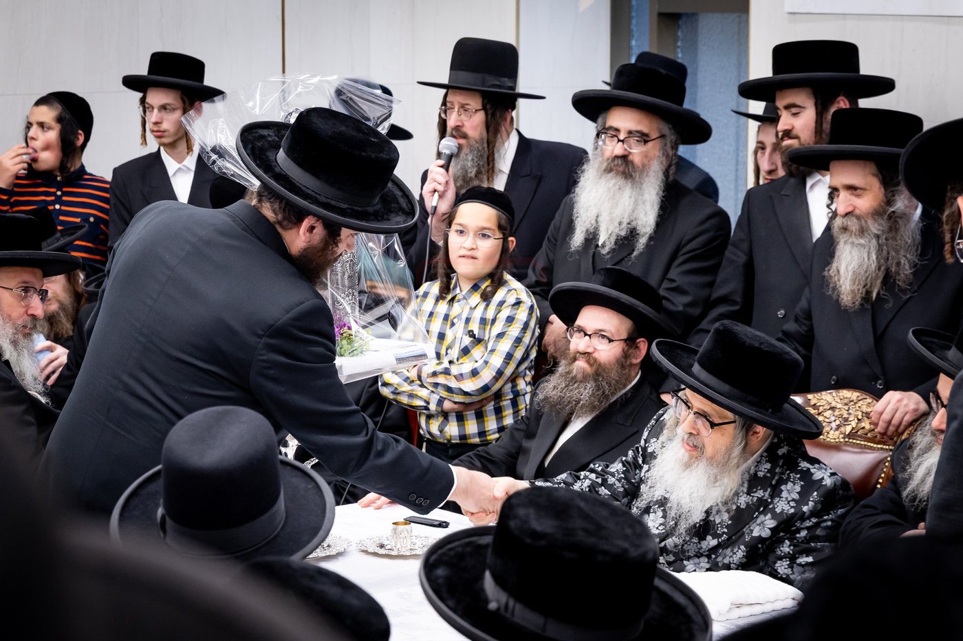 מעמד חנוכת השטיבלעך בסאטמר
