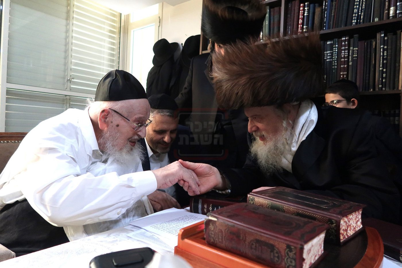 האדמו"ר ממבקשי אמונה שבת בבני ברק