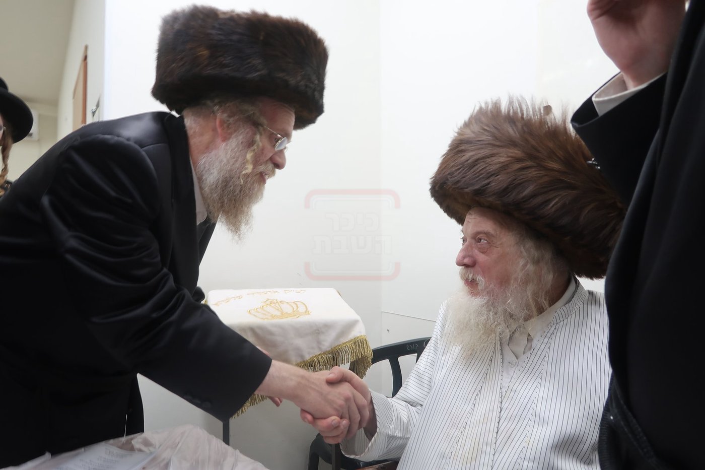 האדמו"ר ממבקשי אמונה שבת בבני ברק