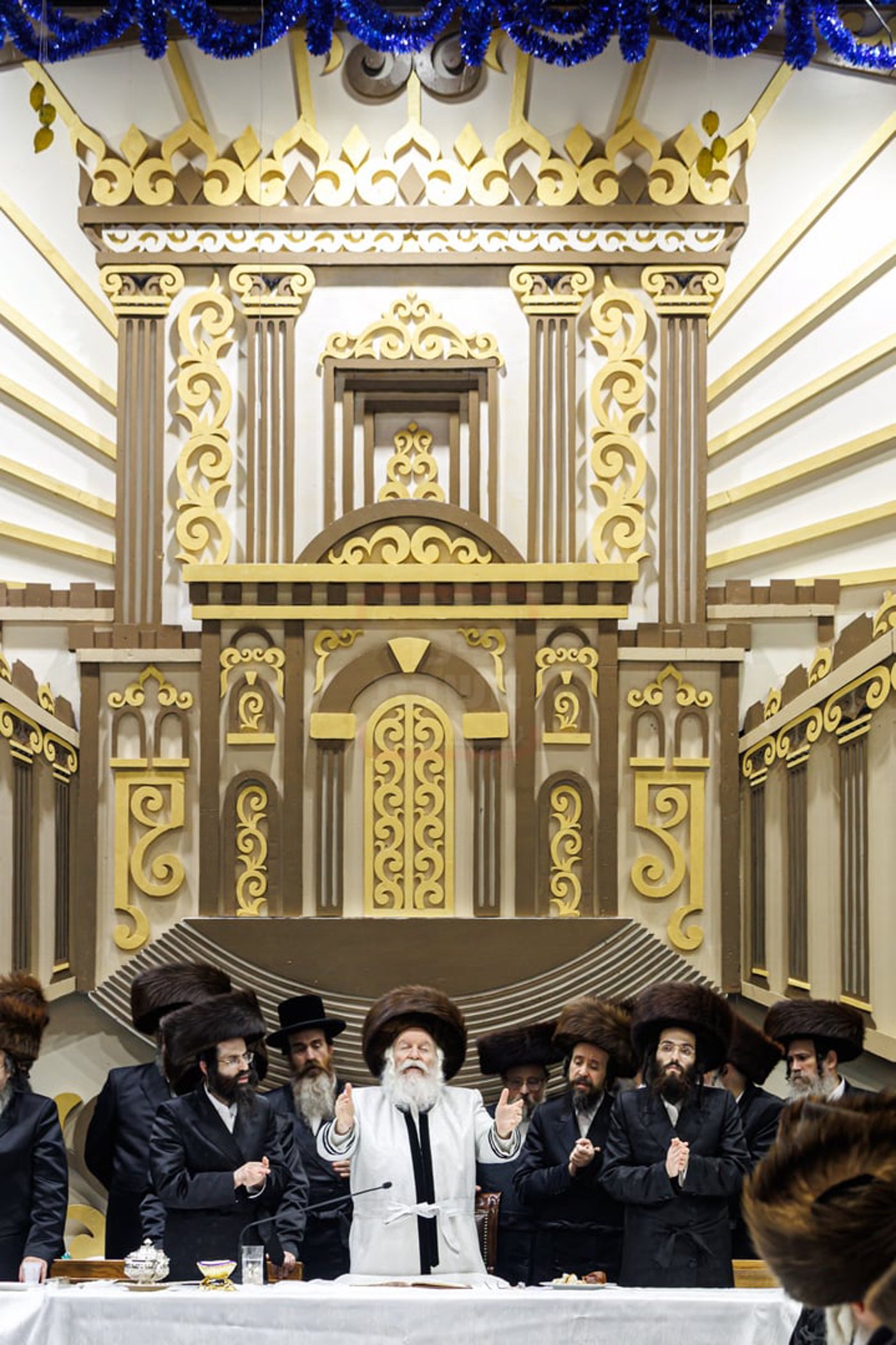 הושענא רבה בחצה"ק באבוב
