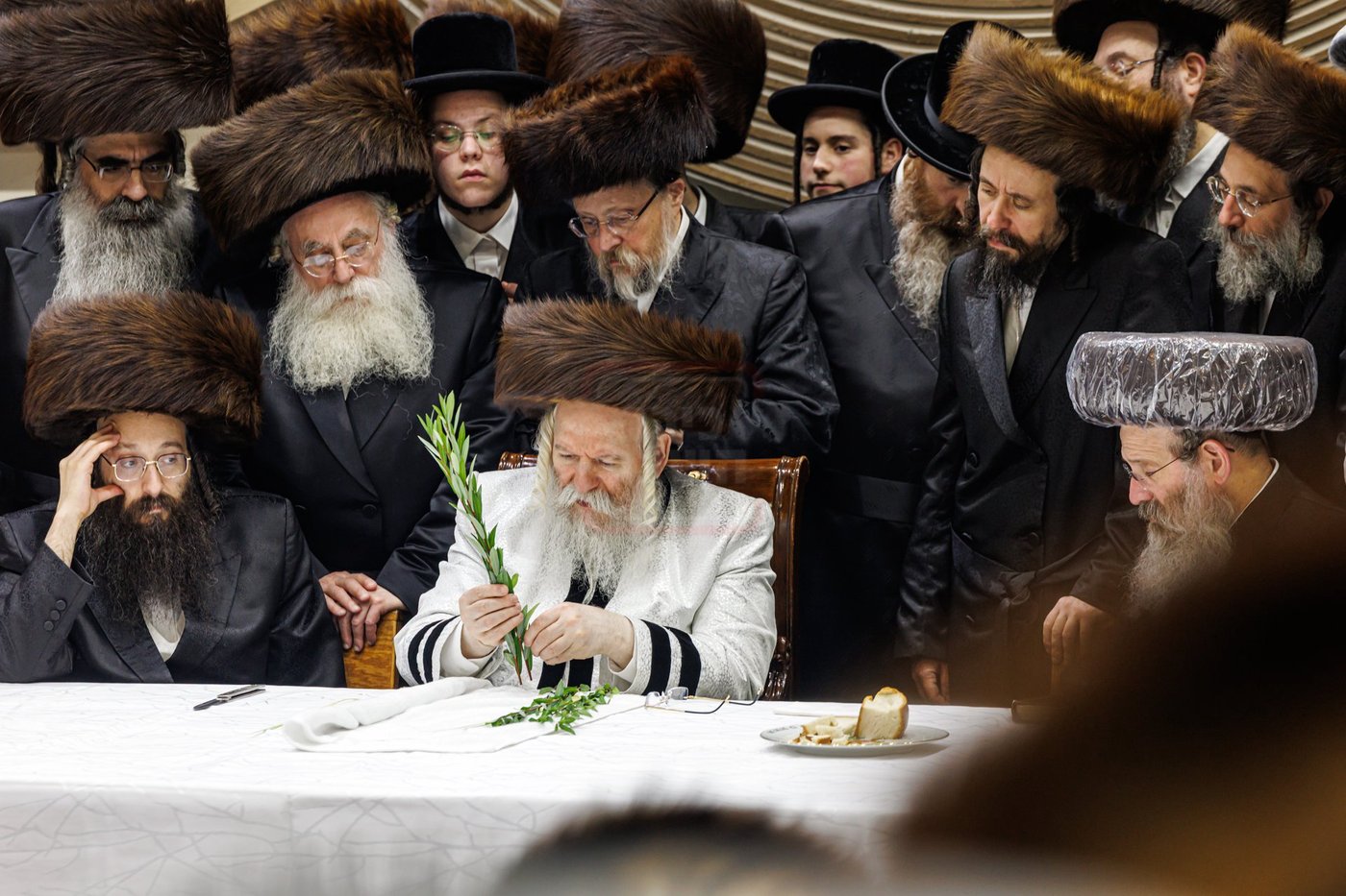 הושענא רבה בחצה"ק באבוב