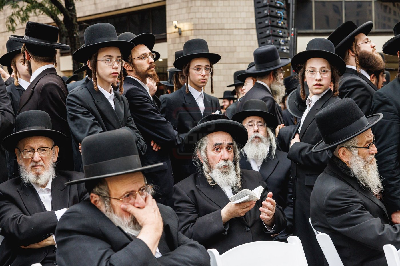 עצרת הרבבות נגד גזירת הגיוס במנהטן