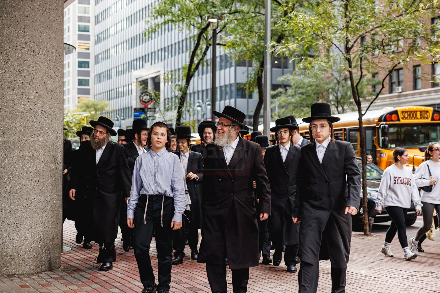 עצרת הרבבות נגד גזירת הגיוס במנהטן