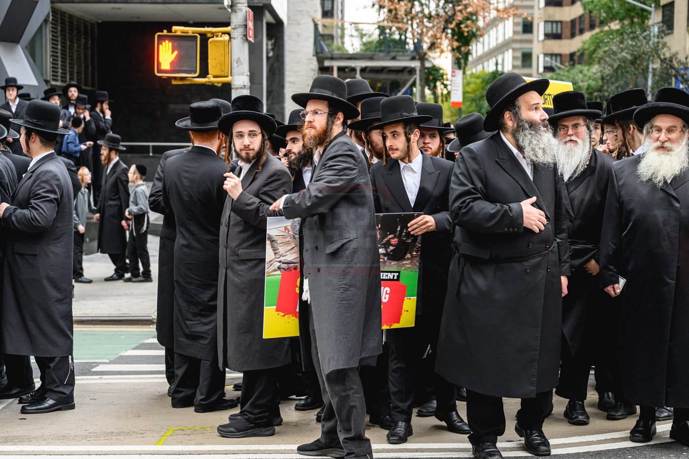 עצרת הרבבות נגד גזירת הגיוס במנהטן