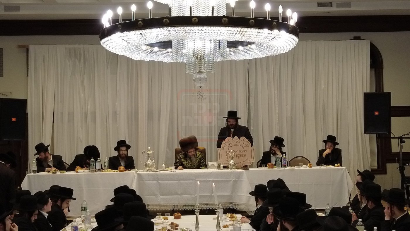 סיום ספר 'קדושת לוי' בחצה"ק סקולען לייקווד