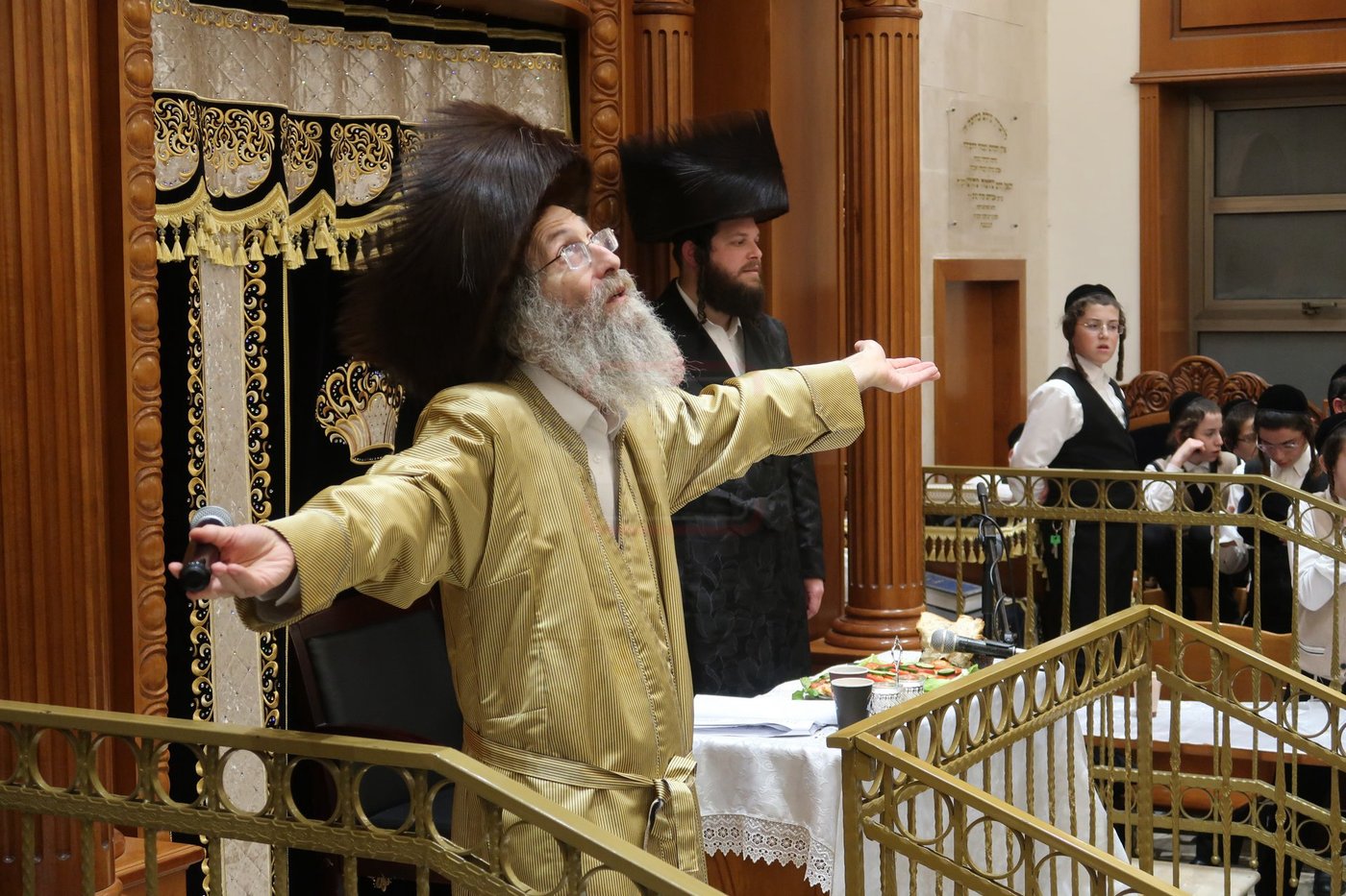 הרה"צ ר' אלימלך בידרמן, מוצ"ש בחיפה