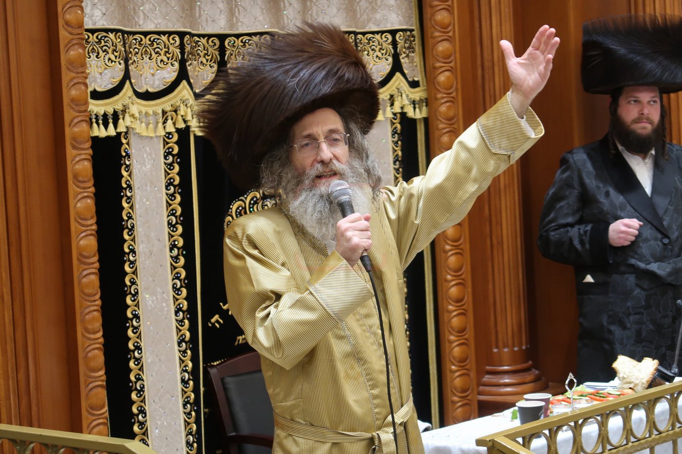 הרה"צ ר' אלימלך בידרמן, מוצ"ש בחיפה
