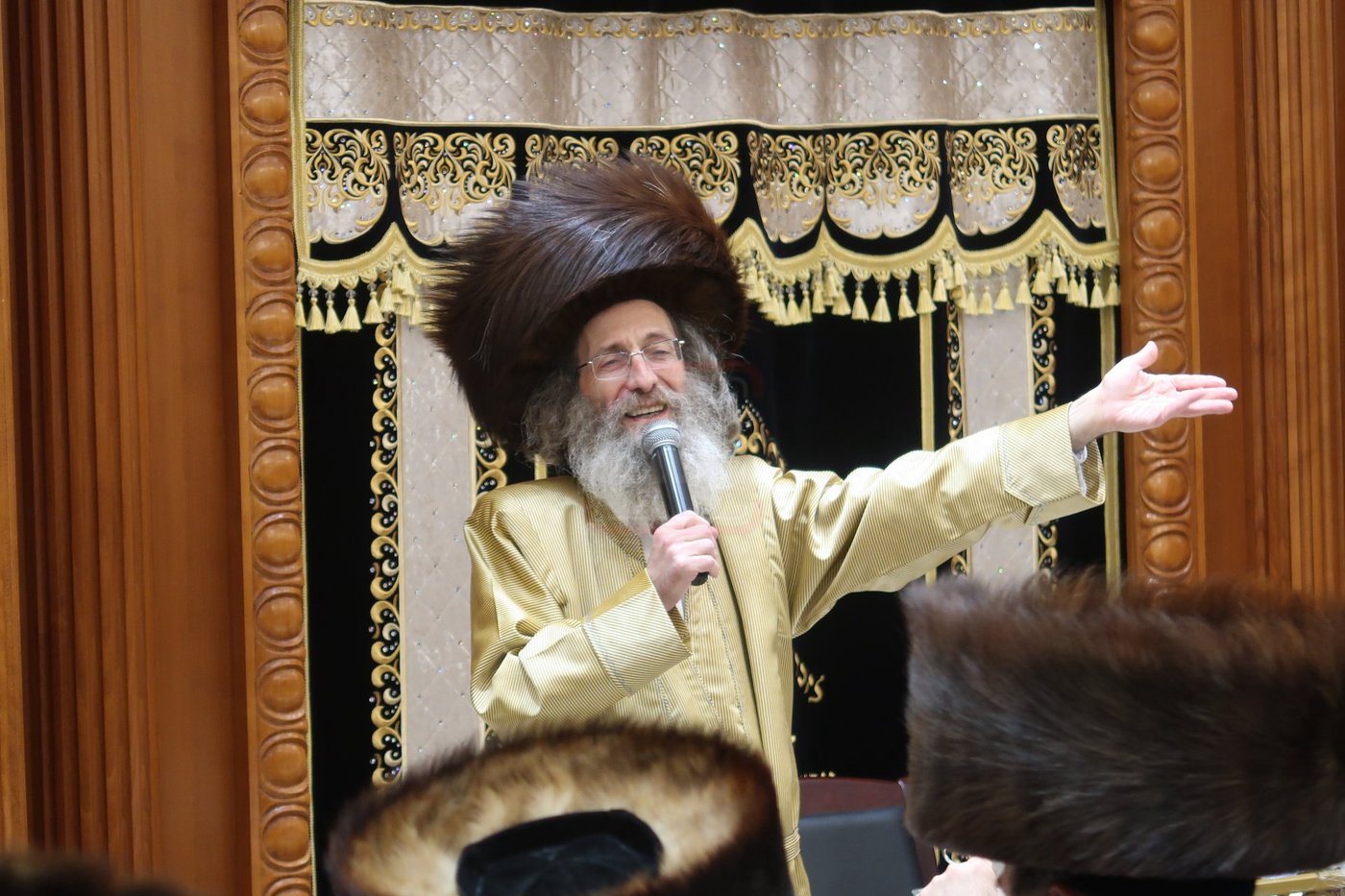 הרה"צ ר' אלימלך בידרמן, מוצ"ש בחיפה