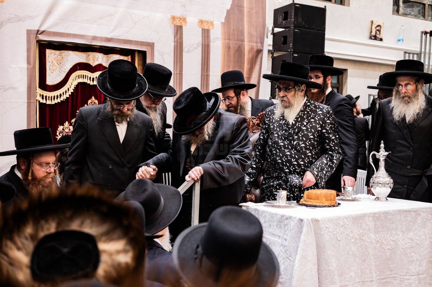 האדמו"ר מסאטמר בביקור בבני ברק