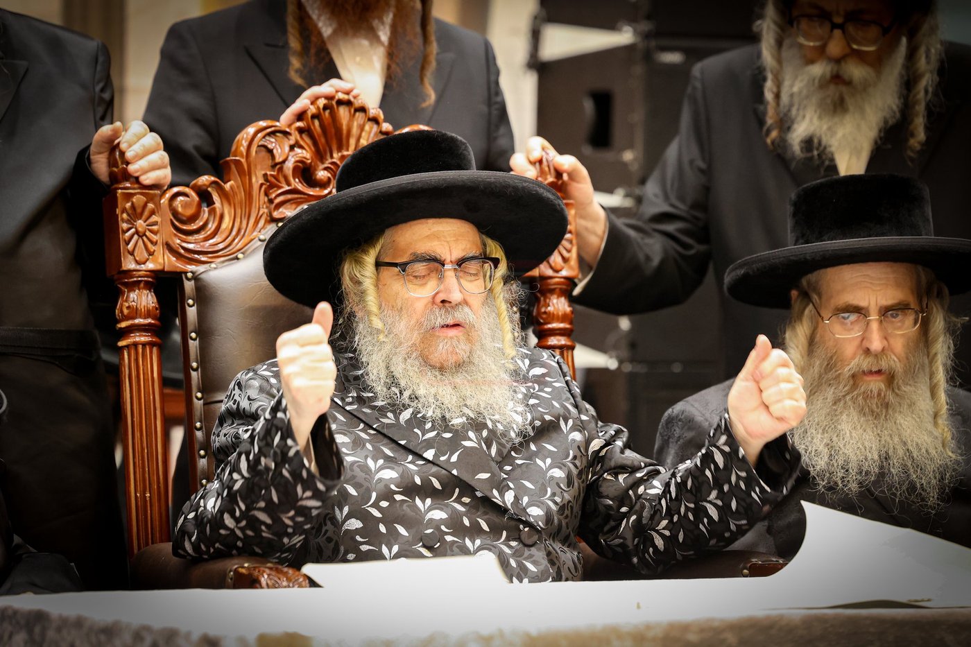 האדמו"ר מסאטמר בביקור בבני ברק