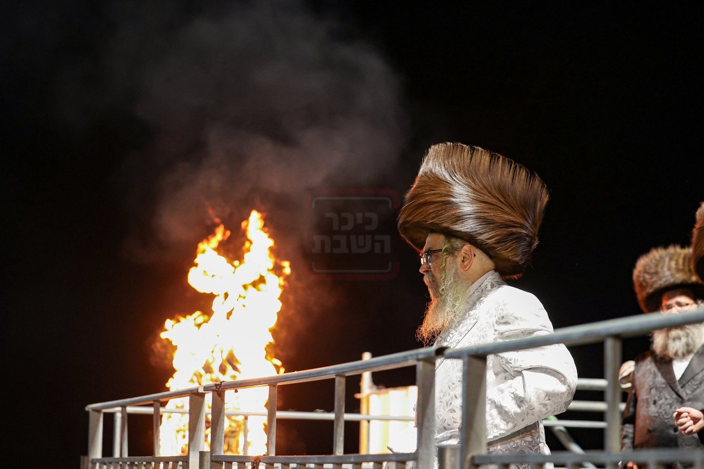 האדמו"ר מסאטמר בהדלקה במירון