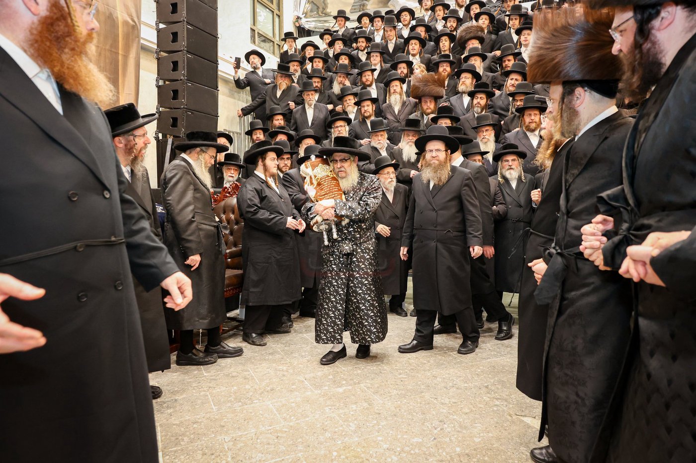 האדמו"ר מסאטמר בביקור בבני ברק