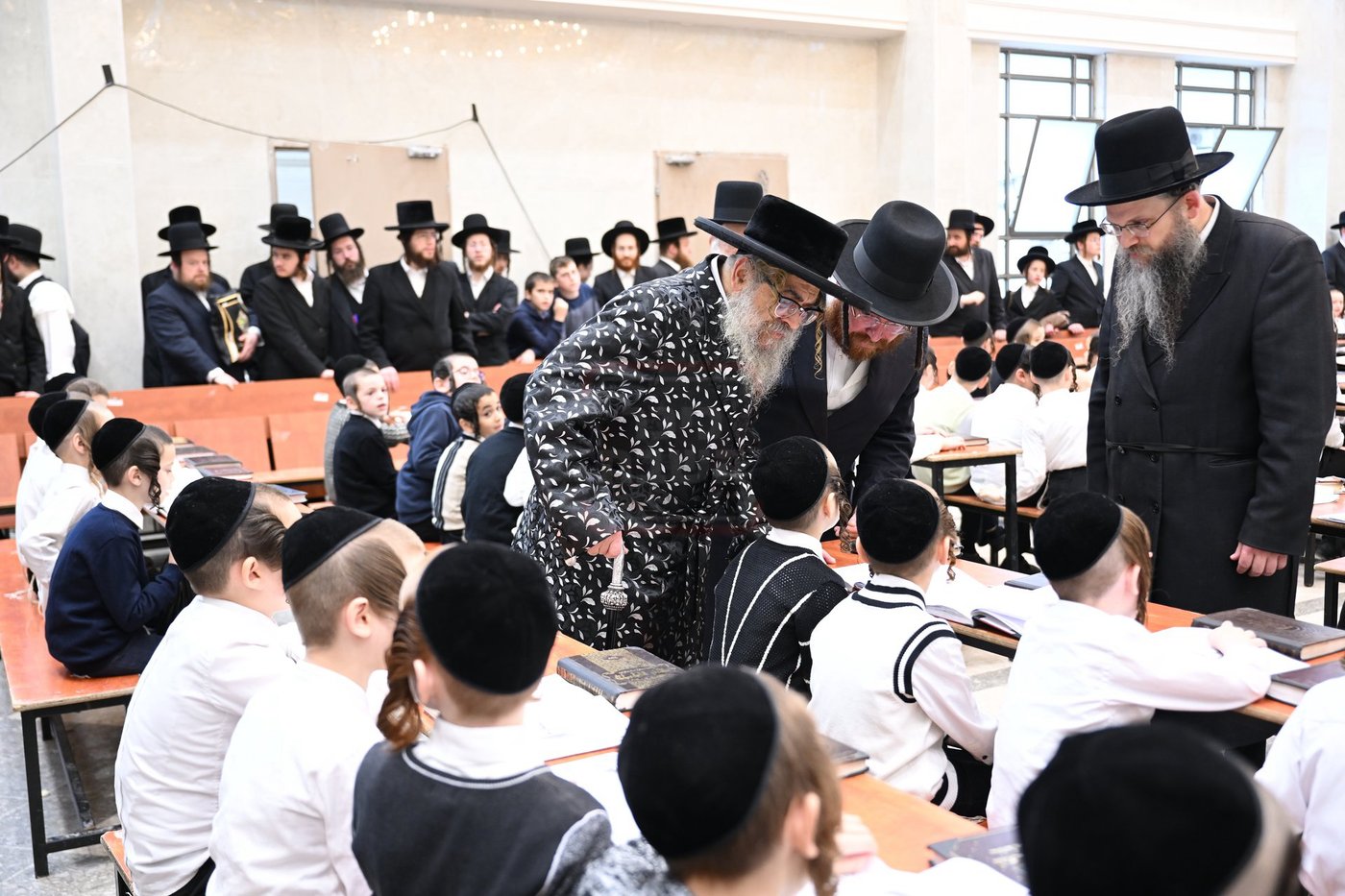 האדמו"ר מסאטמר בביקור בבני ברק