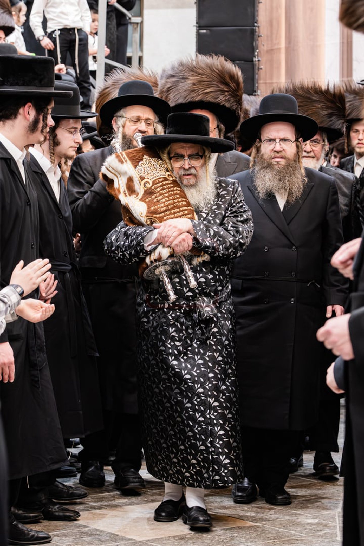 האדמו"ר מסאטמר בביקור בבני ברק