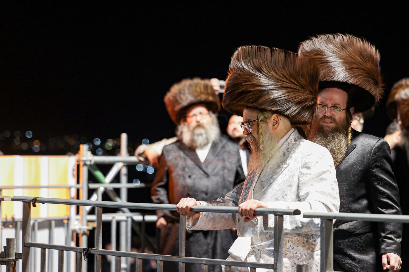 האדמו"ר מסאטמר בהדלקה במירון