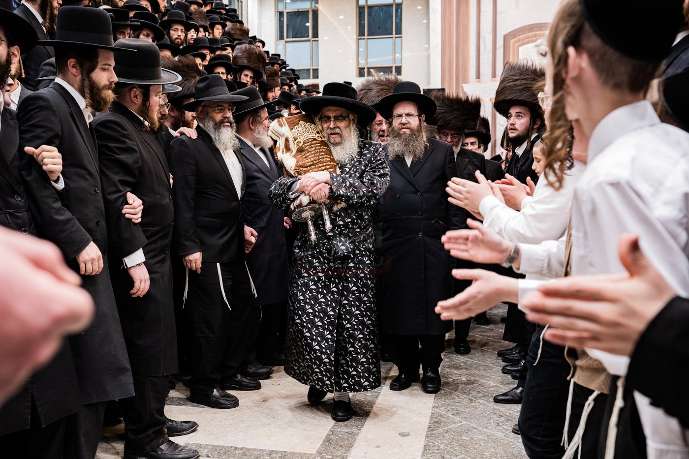 האדמו"ר מסאטמר בביקור בבני ברק
