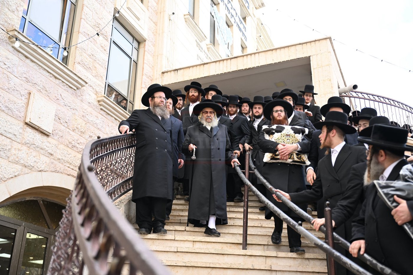 האדמו"ר מסאטמר בביקור בבני ברק