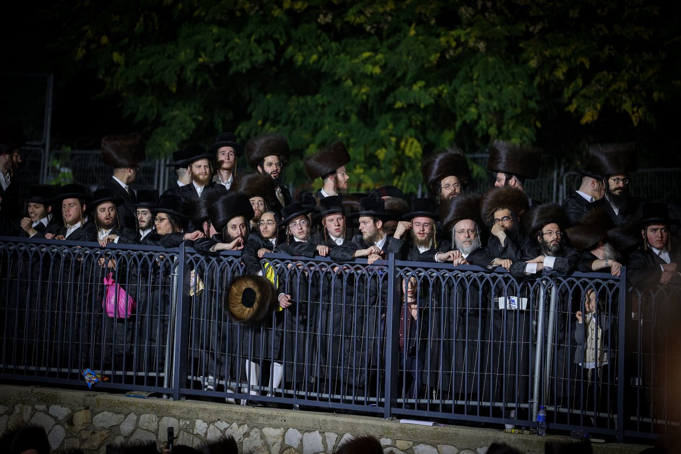 האדמו"ר מסאטמר בהדלקה במירון