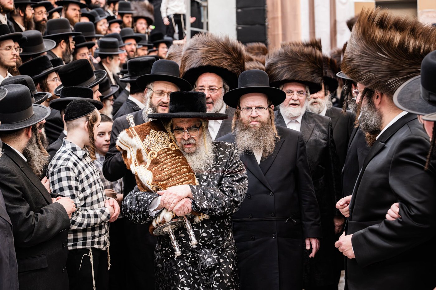 האדמו"ר מסאטמר בביקור בבני ברק