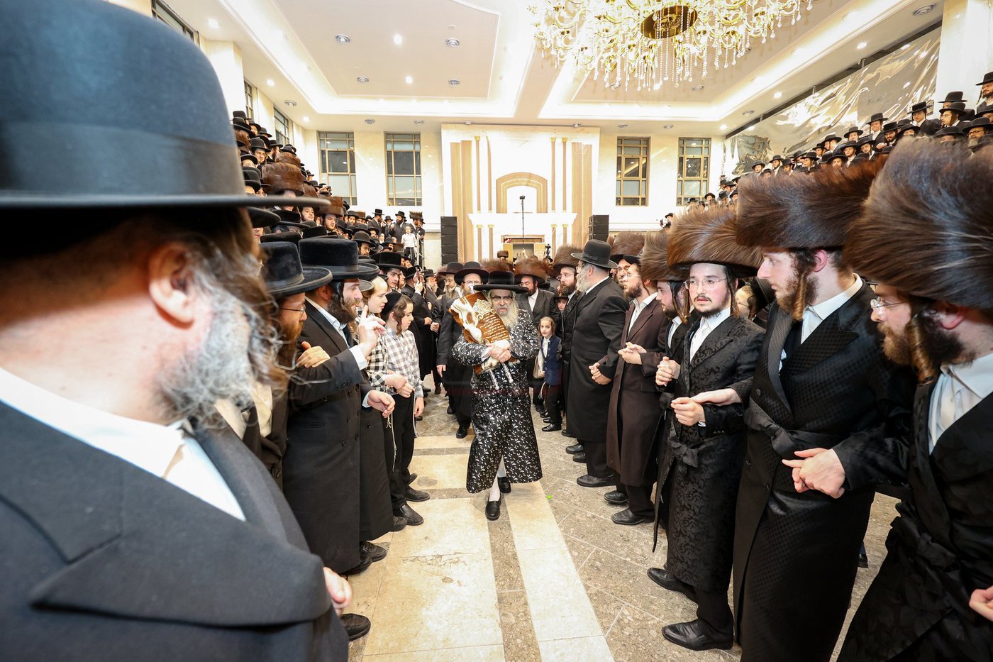 האדמו"ר מסאטמר בביקור בבני ברק