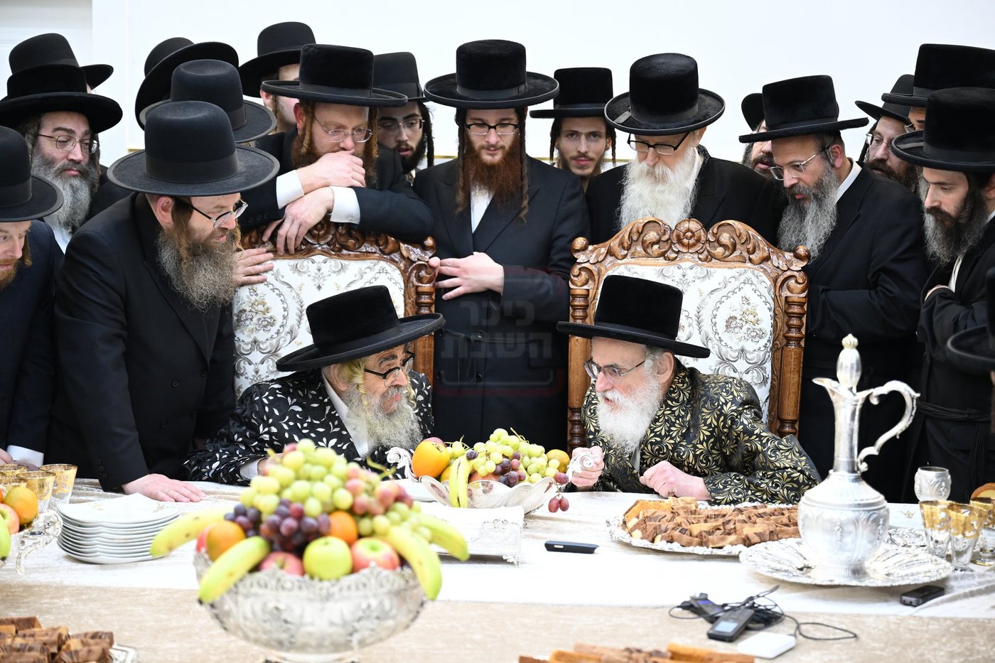 האדמו"ר מסאטמר בביקור אצל רבני ב"ב