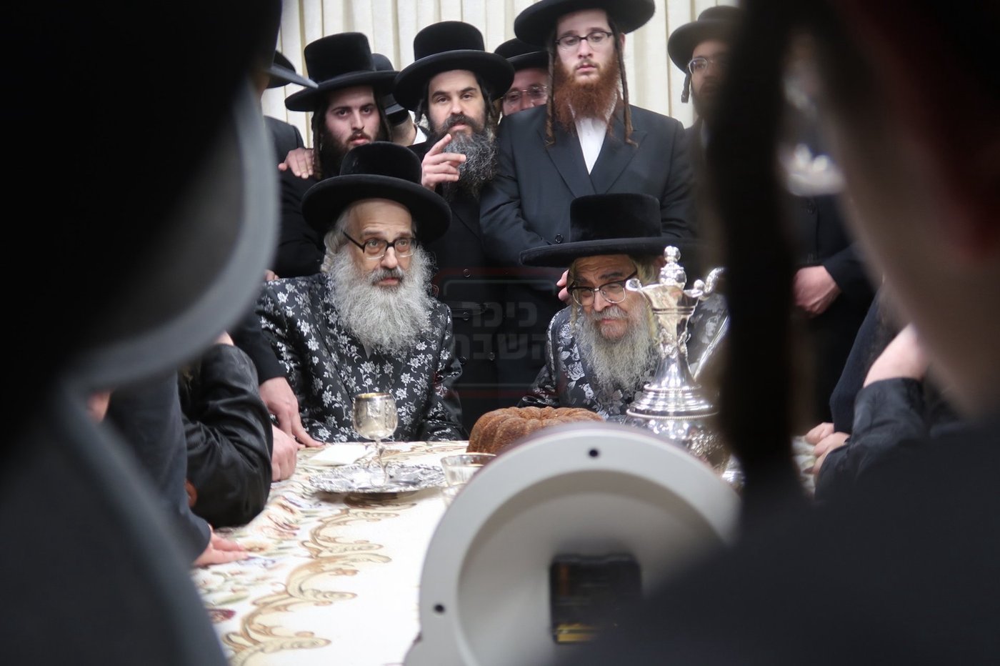 האדמו"ר מסאטמר בביקור אצל האדמו"ר מויז'ניץ בית שמש