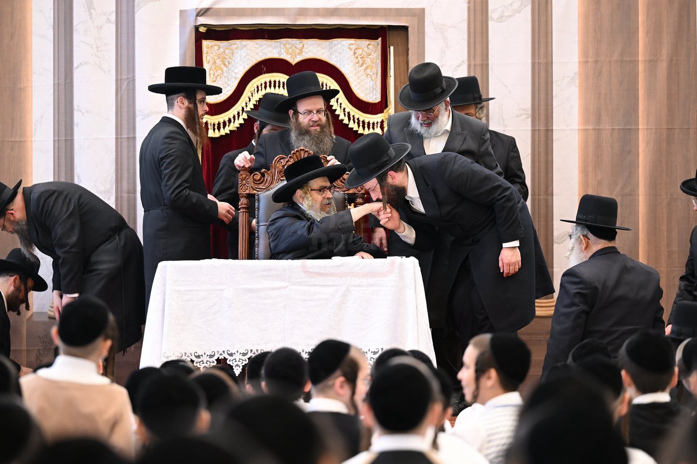 האדמו"ר מסאטמר בביקור בבני ברק