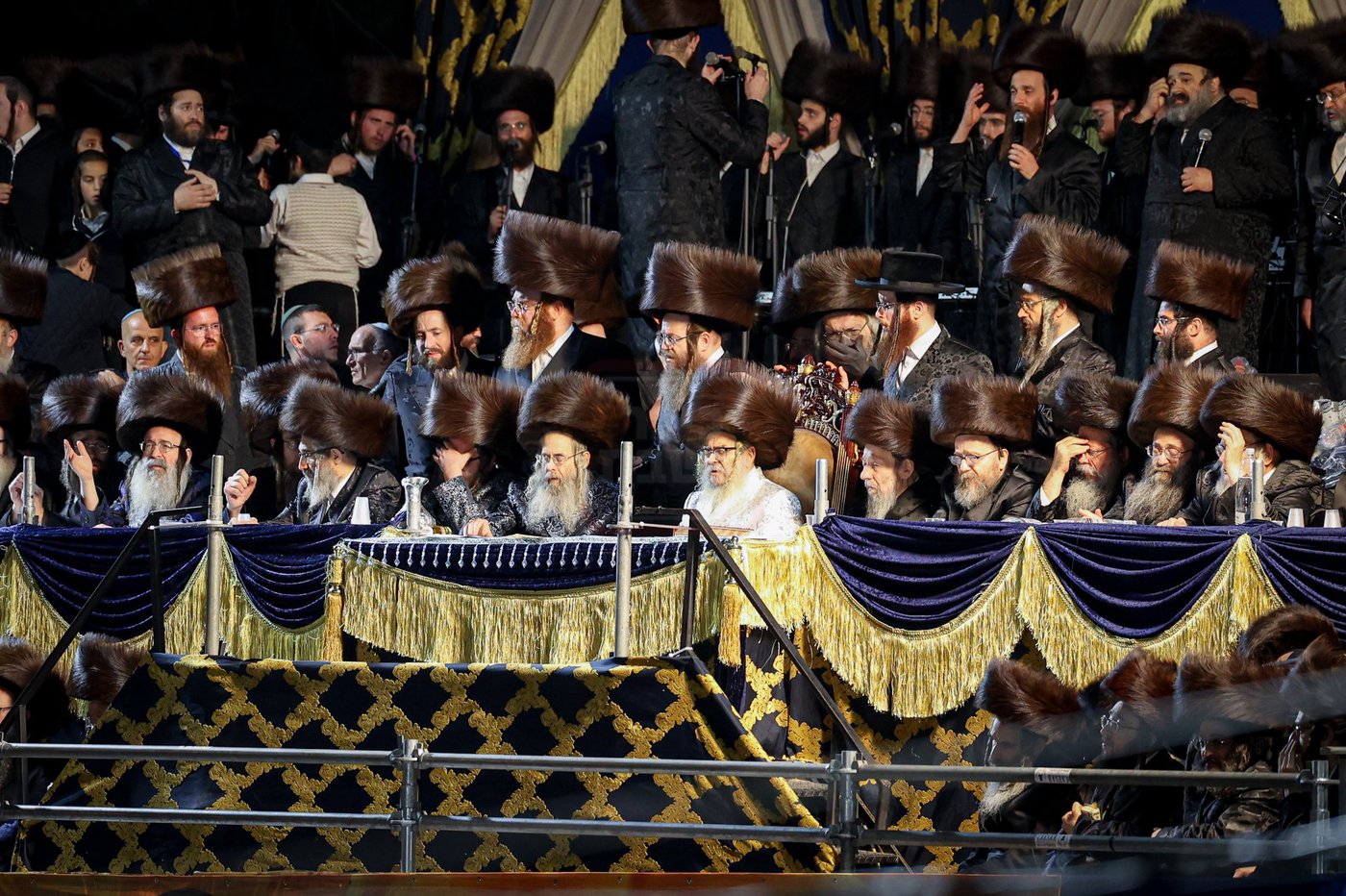 האדמו"ר מסאטמר בהדלקה במירון