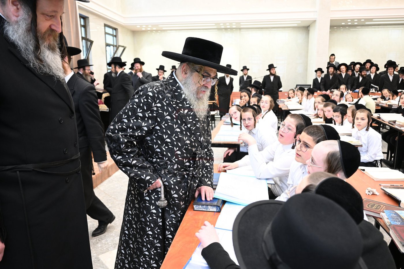 האדמו"ר מסאטמר בביקור בבני ברק