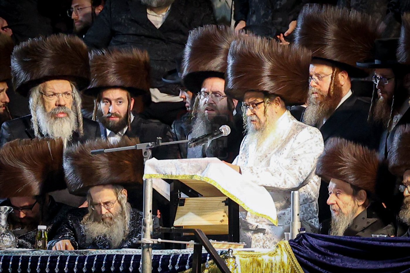 האדמו"ר מסאטמר בהדלקה במירון