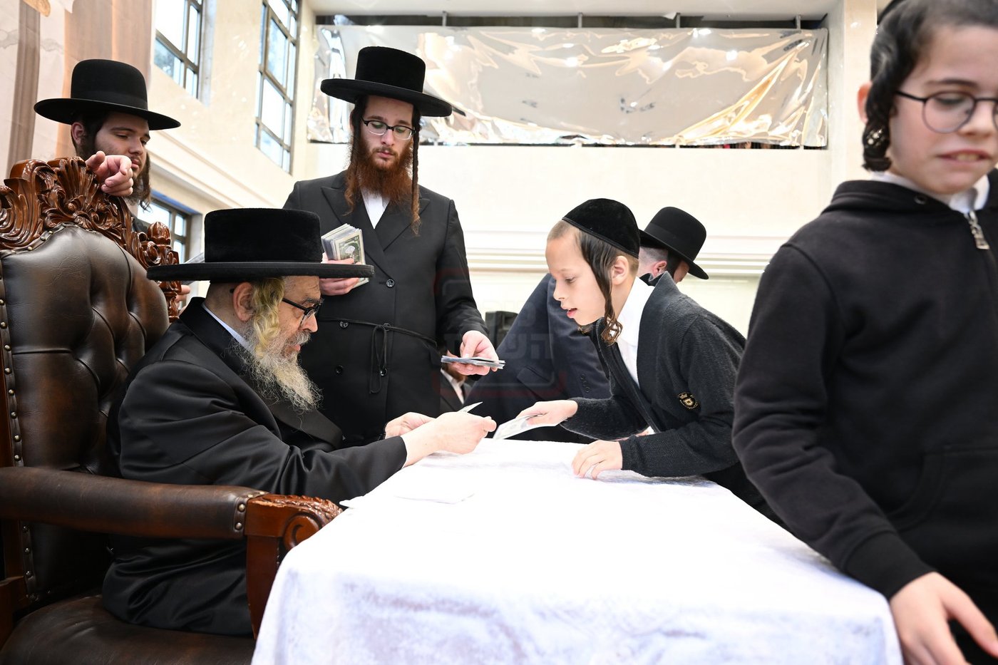 האדמו"ר מסאטמר בביקור בבני ברק