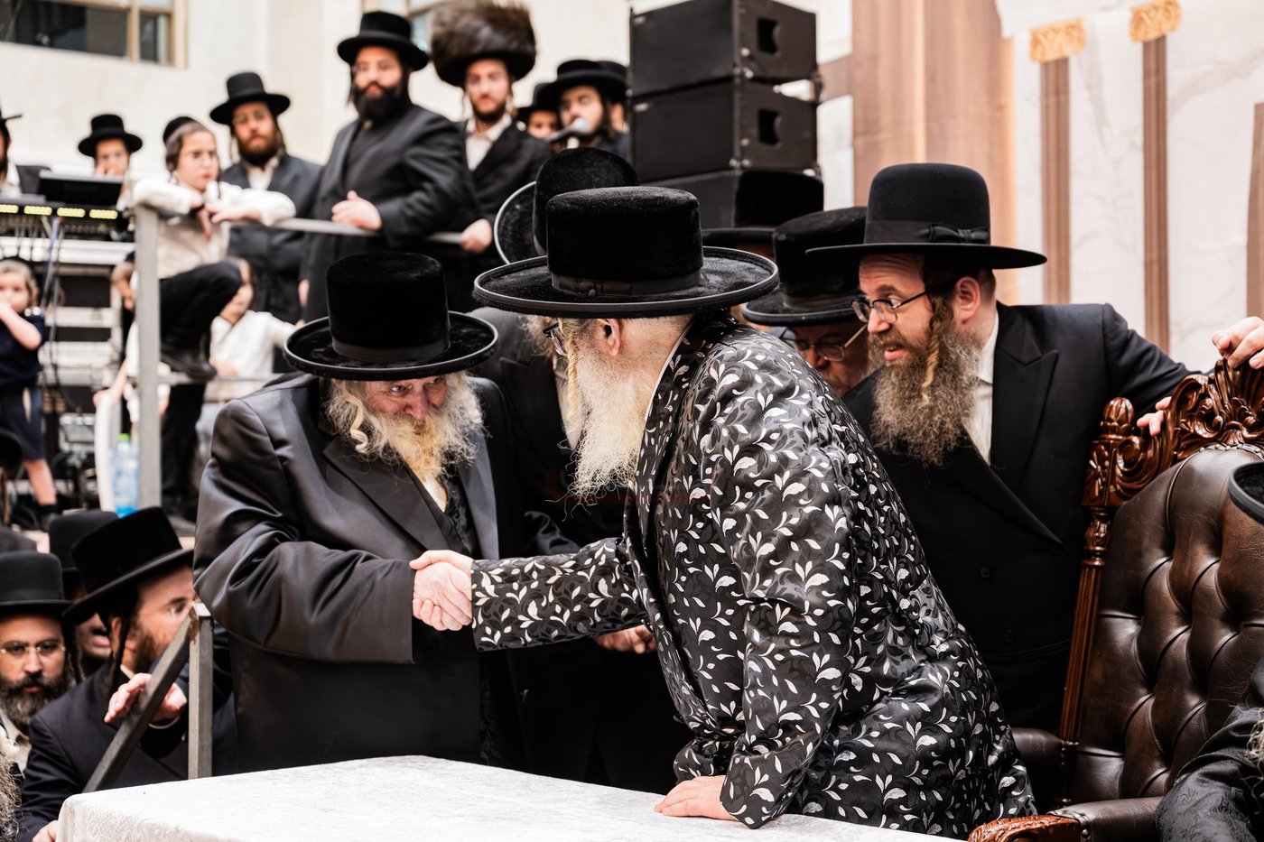 האדמו"ר מסאטמר בביקור בבני ברק