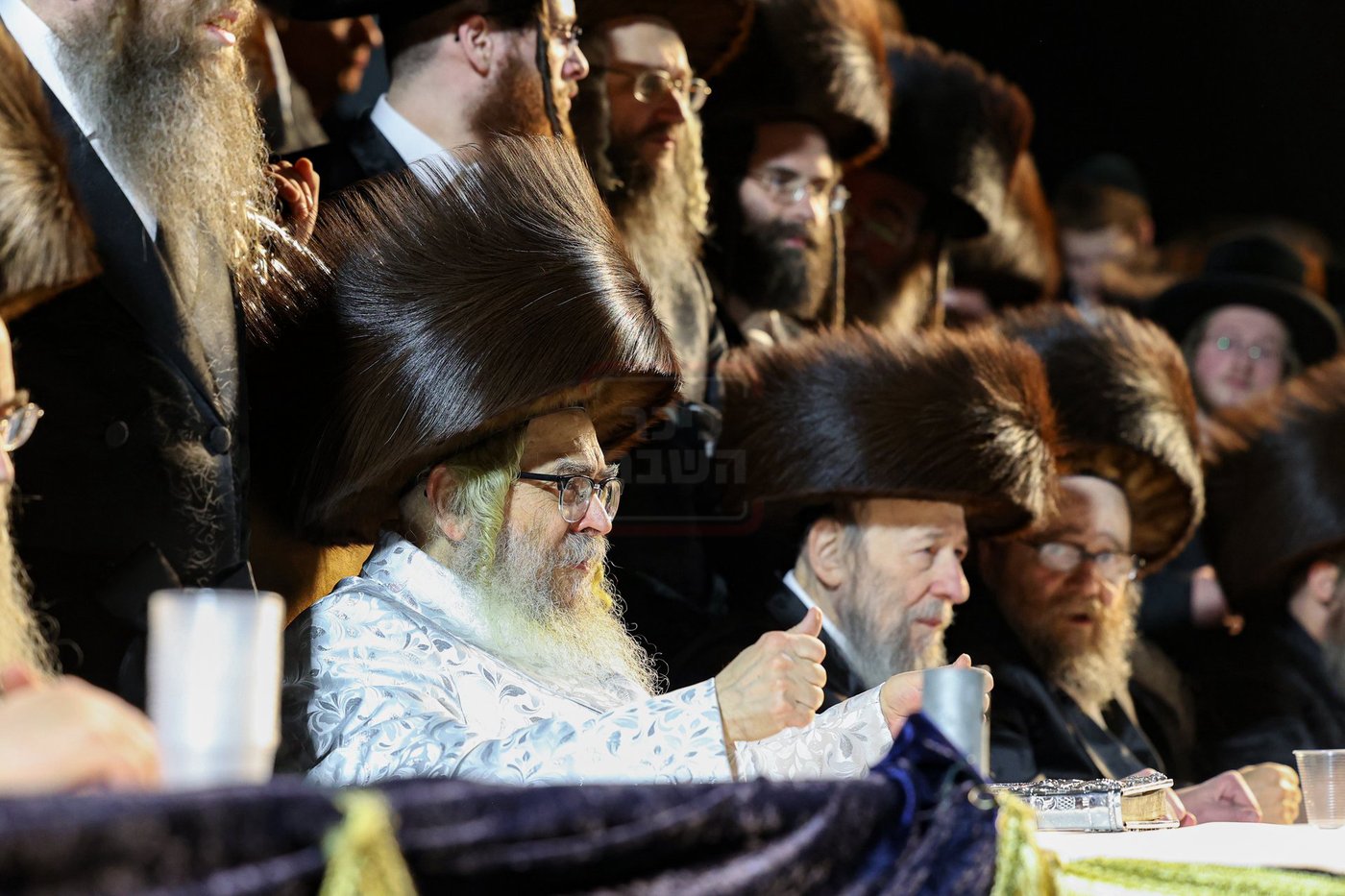 האדמו"ר מסאטמר בהדלקה במירון