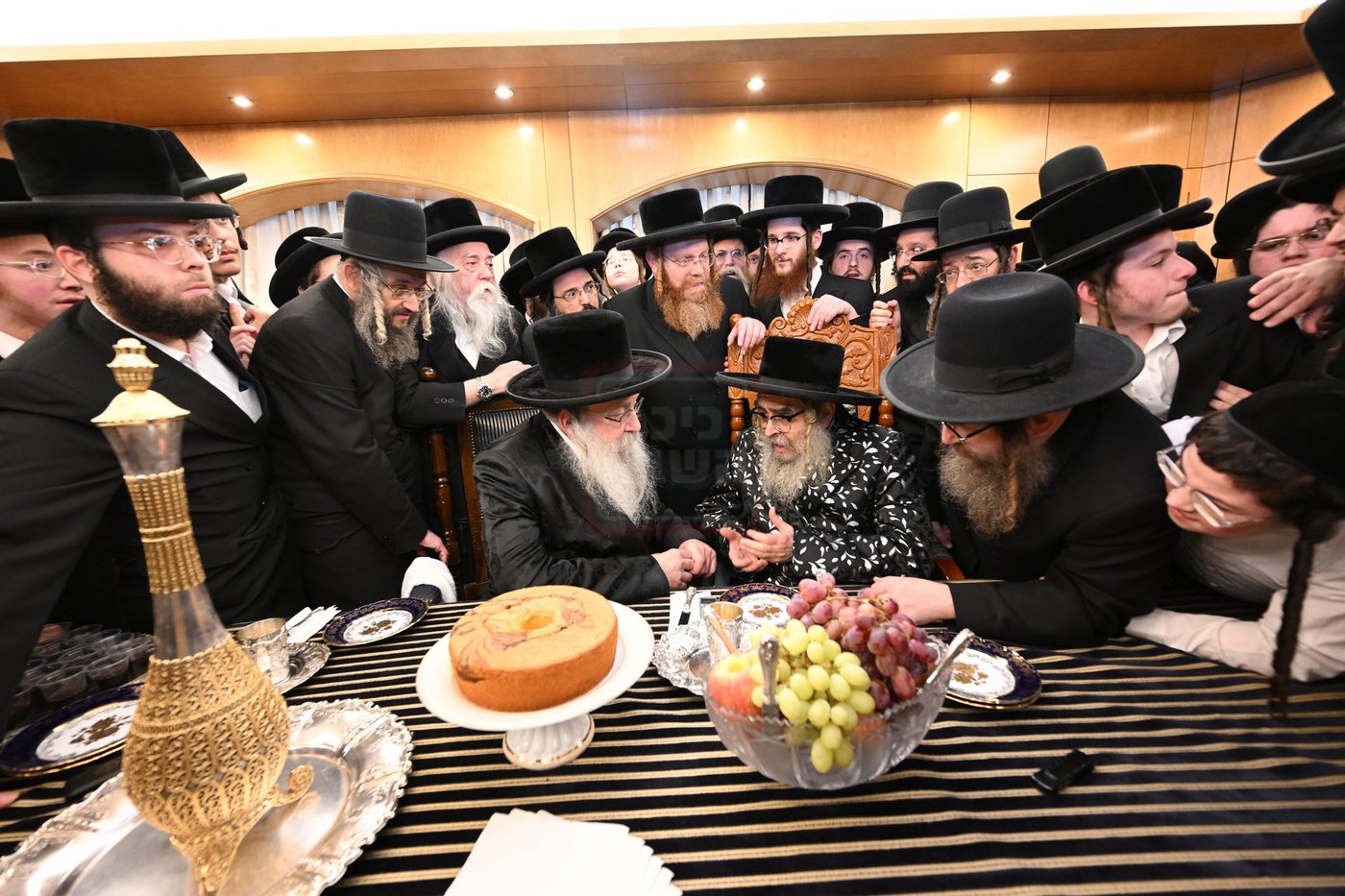 האדמו"ר מסאטמר בביקור אצל רבני ב"ב