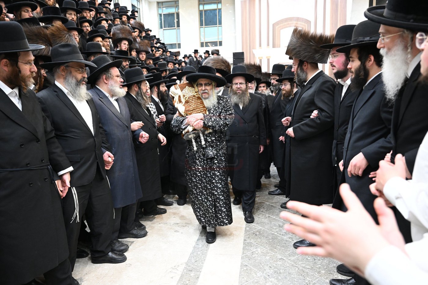 האדמו"ר מסאטמר בביקור בבני ברק