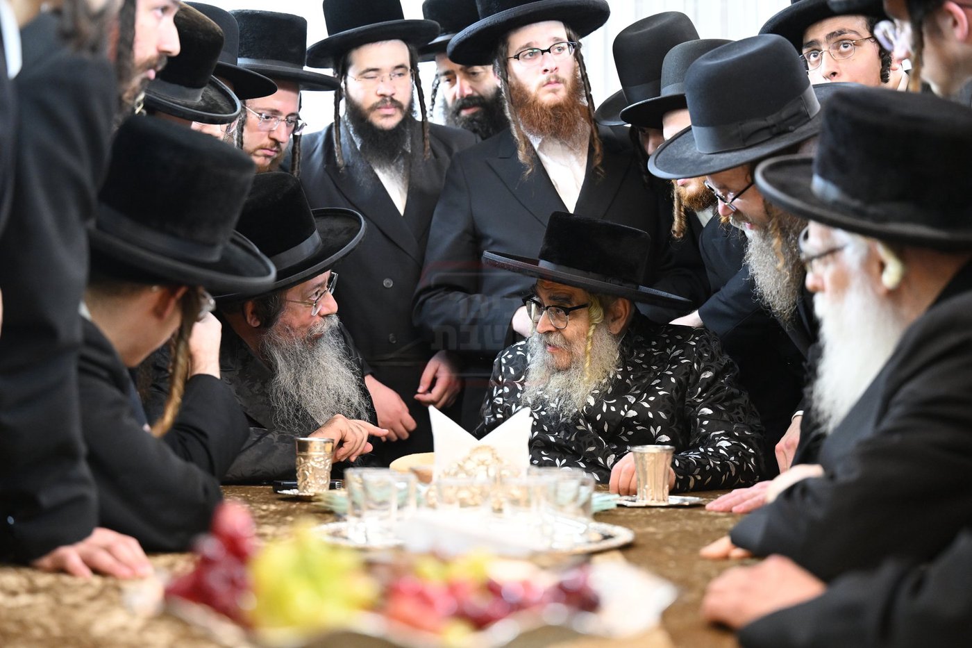 האדמו"ר מסאטמר בביקור אצל רבני ב"ב