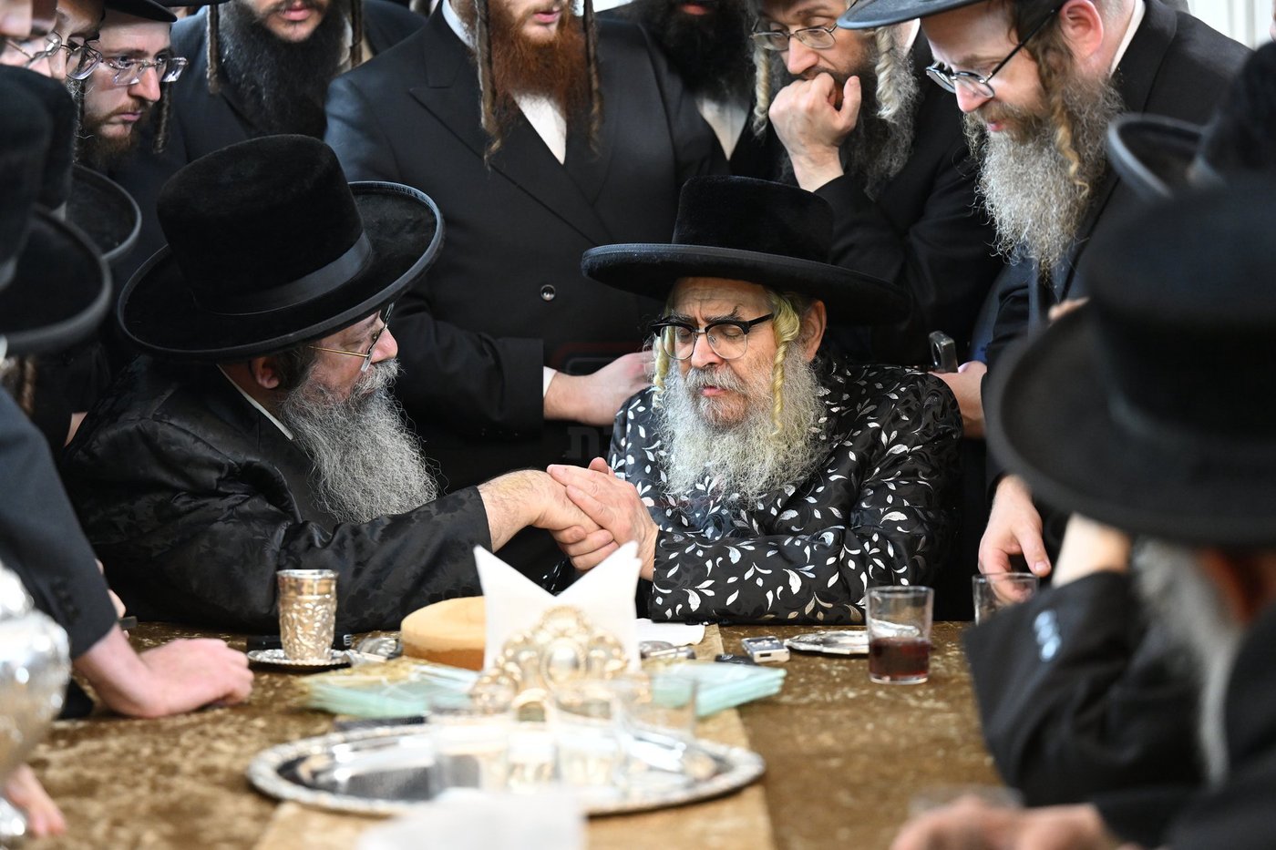 האדמו"ר מסאטמר בביקור אצל רבני ב"ב