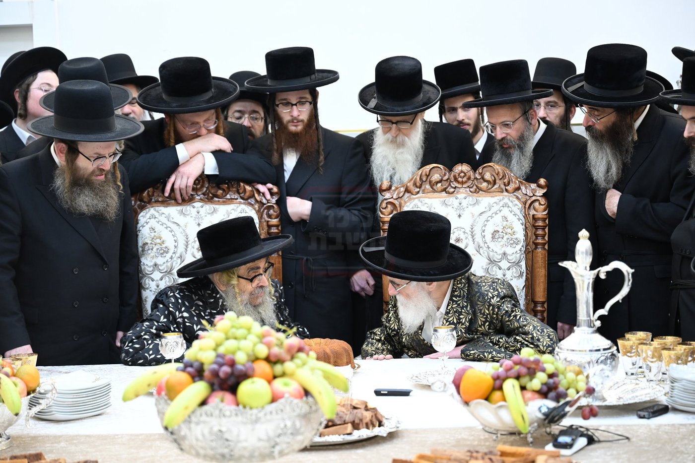 האדמו"ר מסאטמר בביקור אצל רבני ב"ב