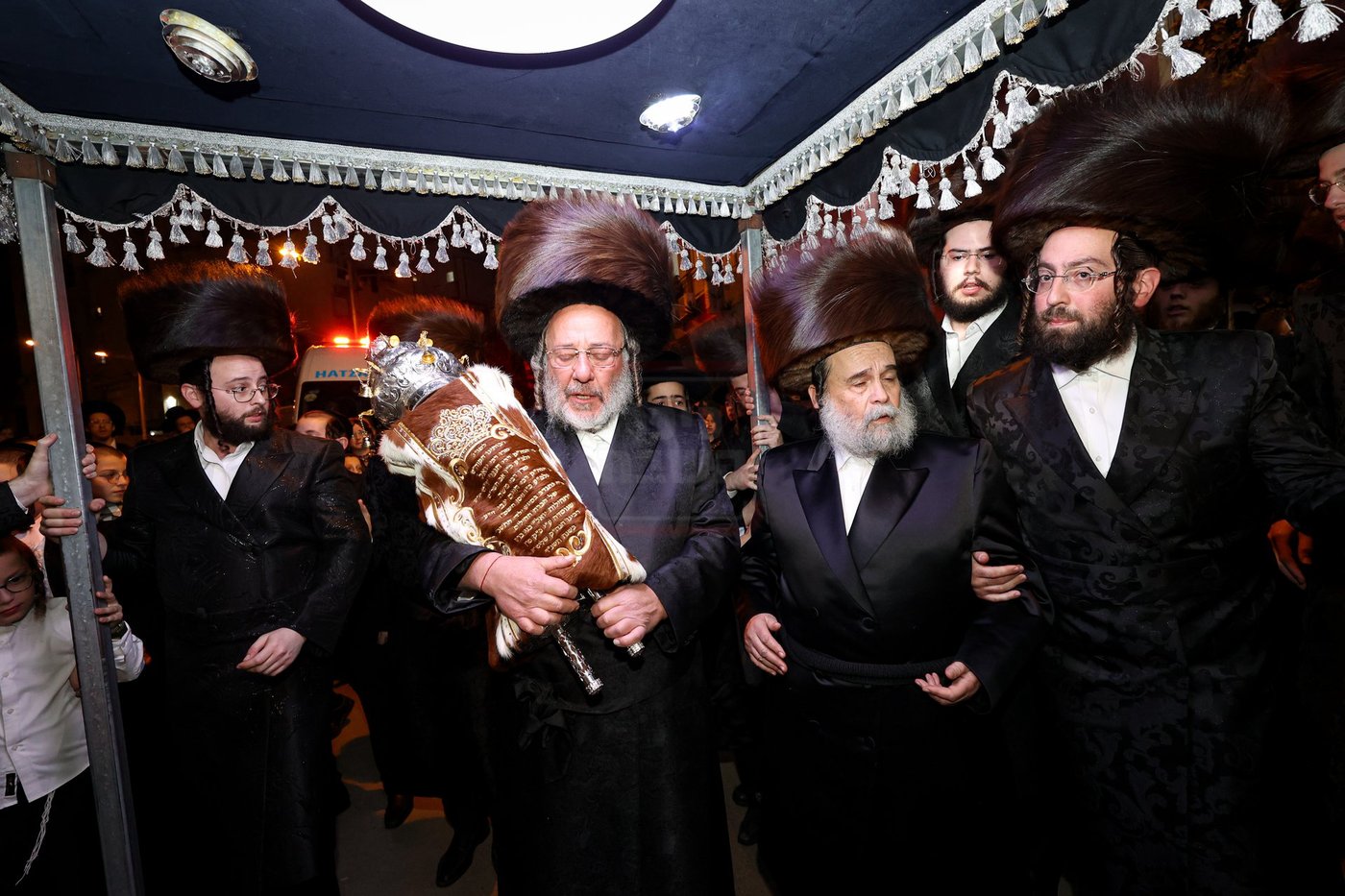 האדמו"ר מסאטמר בביקור בבני ברק