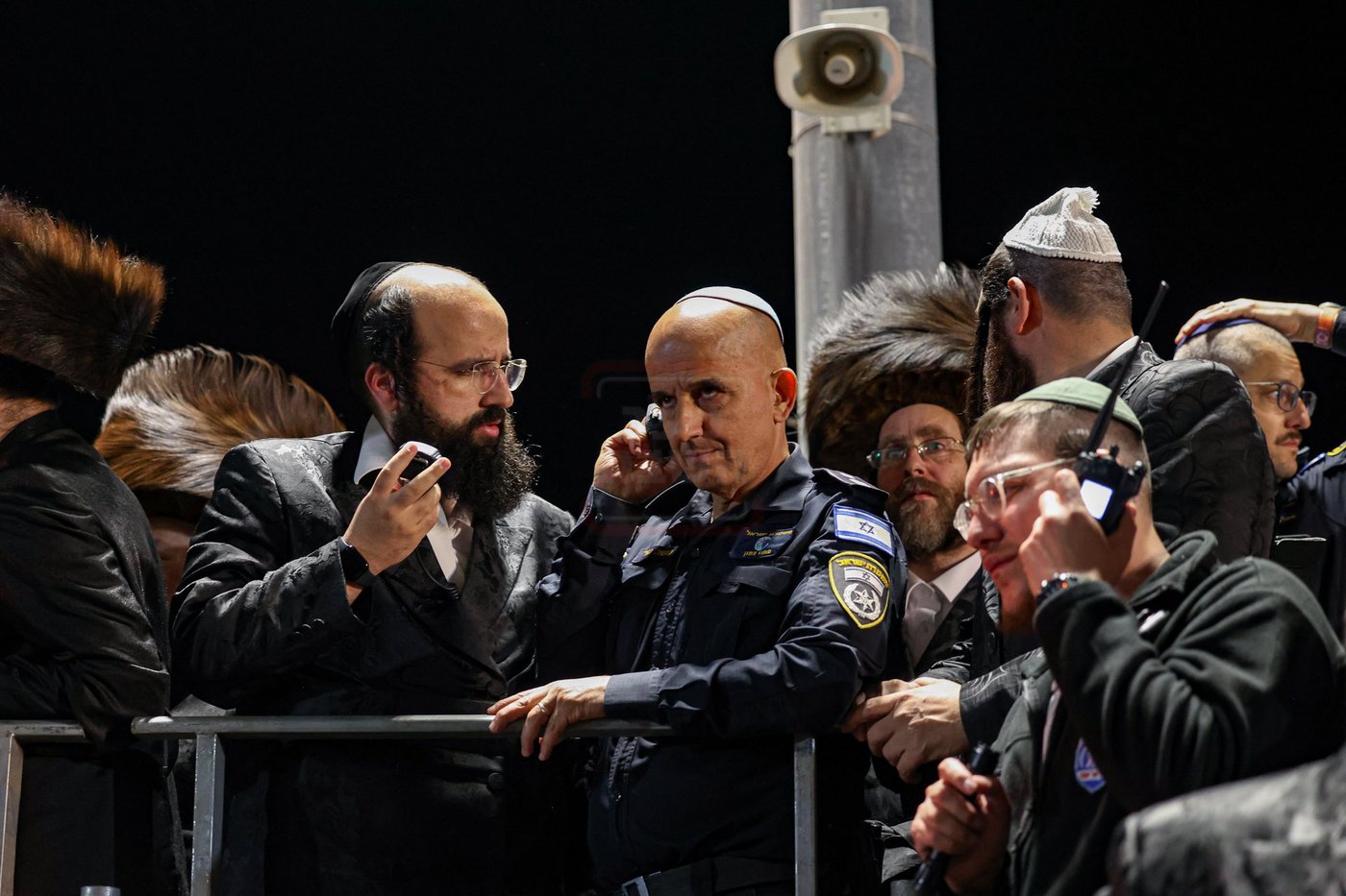 האדמו"ר מסאטמר בהדלקה במירון