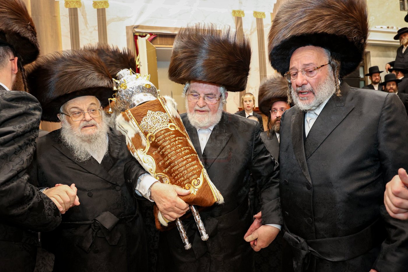 האדמו"ר מסאטמר בביקור בבני ברק