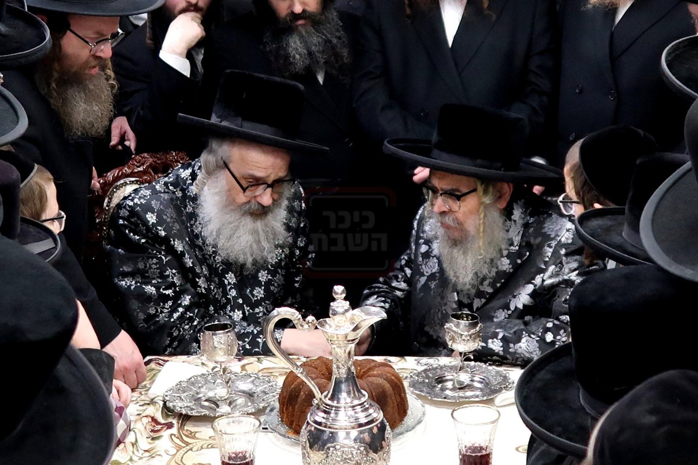 האדמו"ר מסאטמר בביקור אצל האדמו"ר מויז'ניץ בית שמש