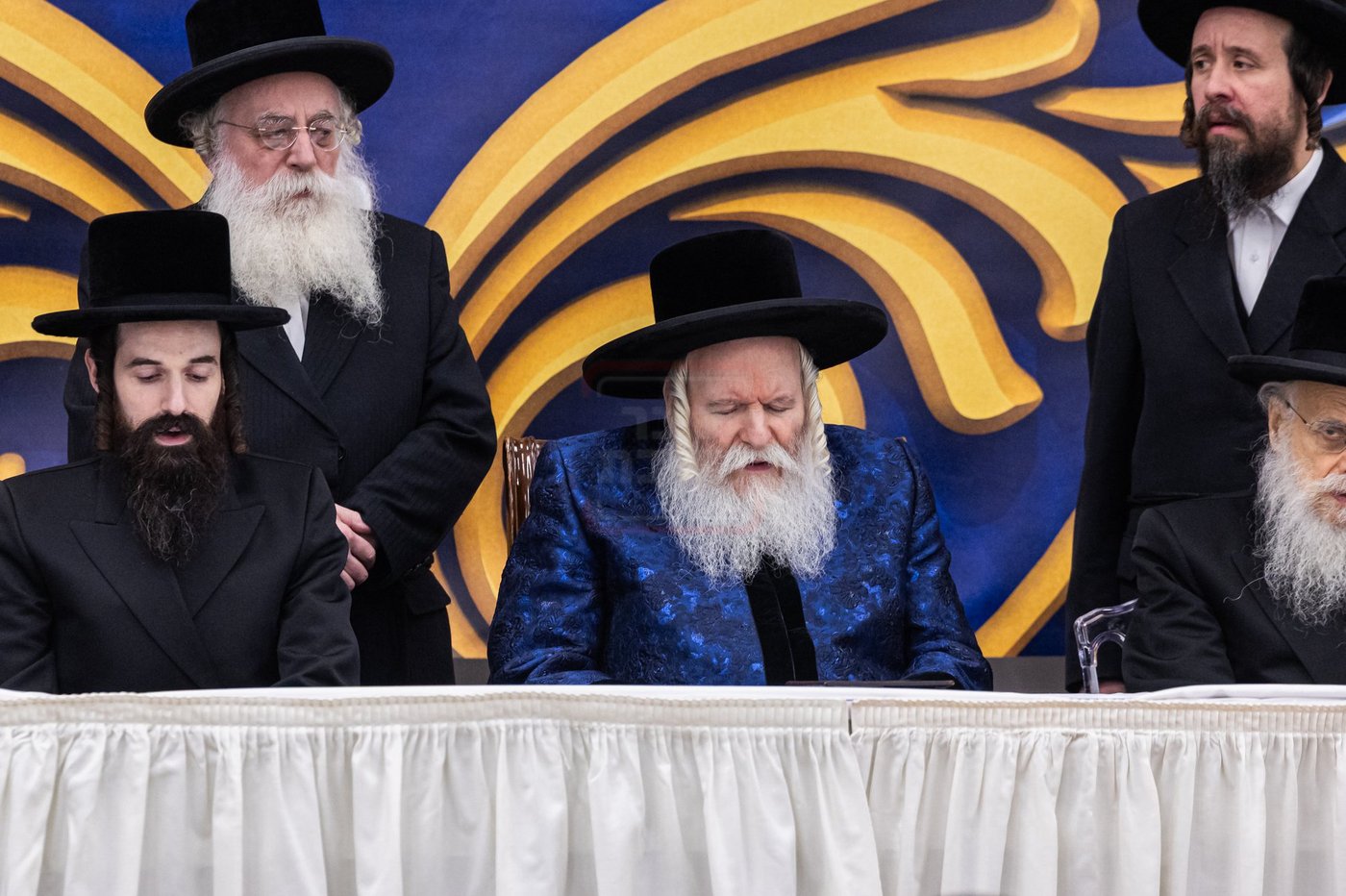 מעמד הכתרת הרה"ג ר' יחזקאל ליפשיץ לדומ"צ באבוב לינדן