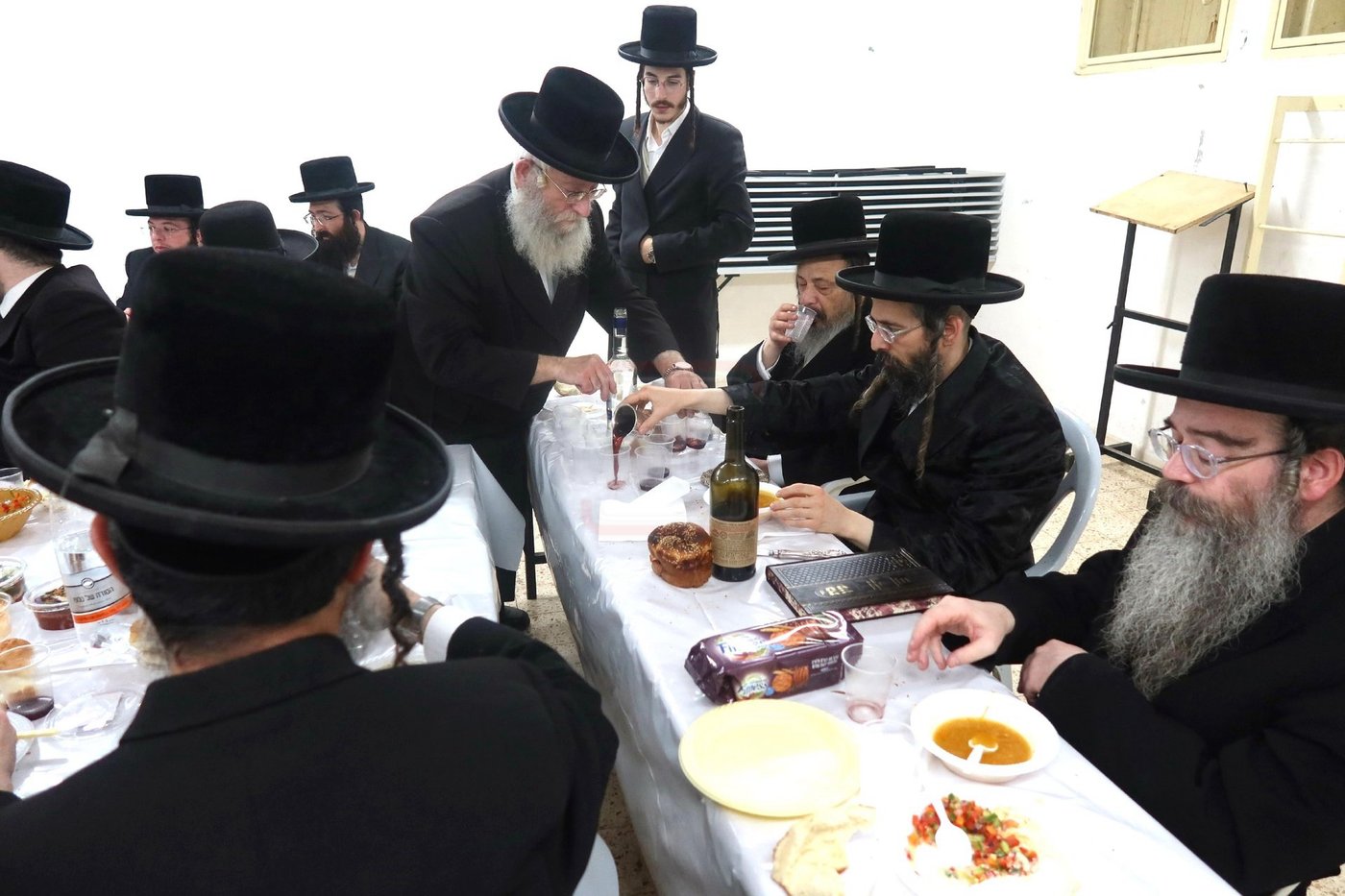 האדמו"ר מזוועהיל בהילולת הרה"ק בעל ה'בת עין' זיע"א בעיה"ק צפת 